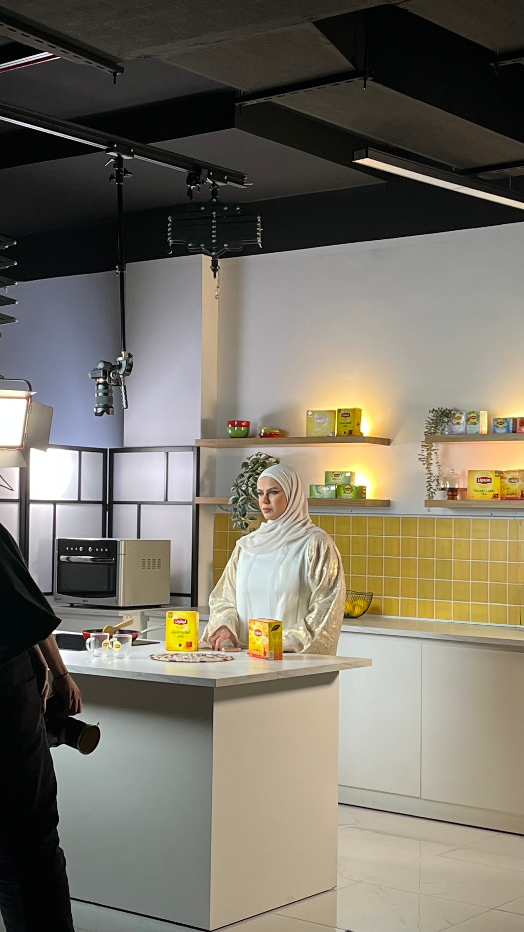 Lipton shoot at Look and Cook Studios